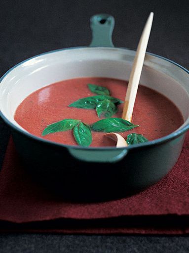 Tomato soup with basil