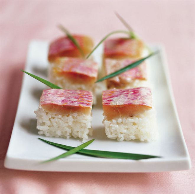 Sushi Mediterranean mullet