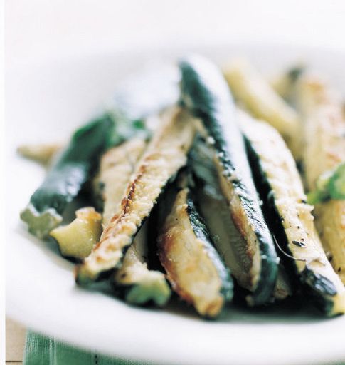 Zucchini baked with parmesan