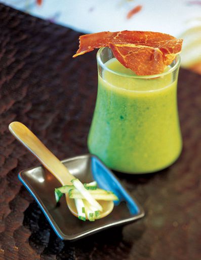 Pea cream soup