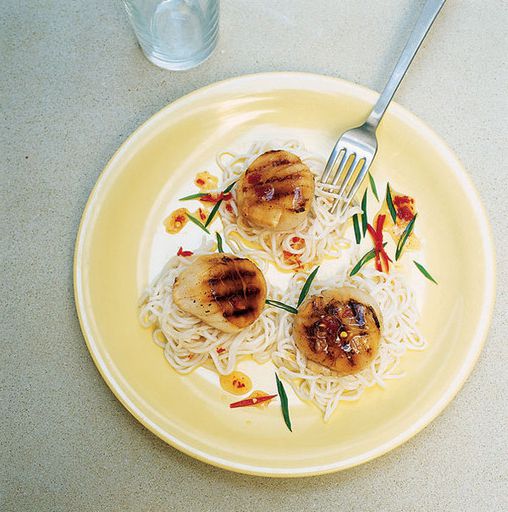 Scallops in sweet chilli sauce