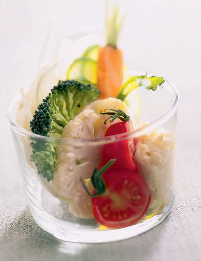 Vegetables with almonds