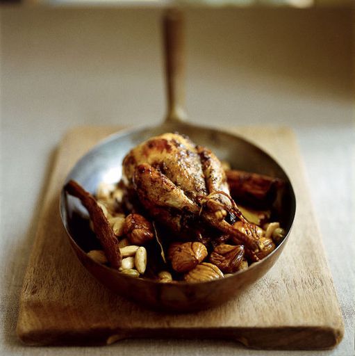 Venison with chestnuts in Persian