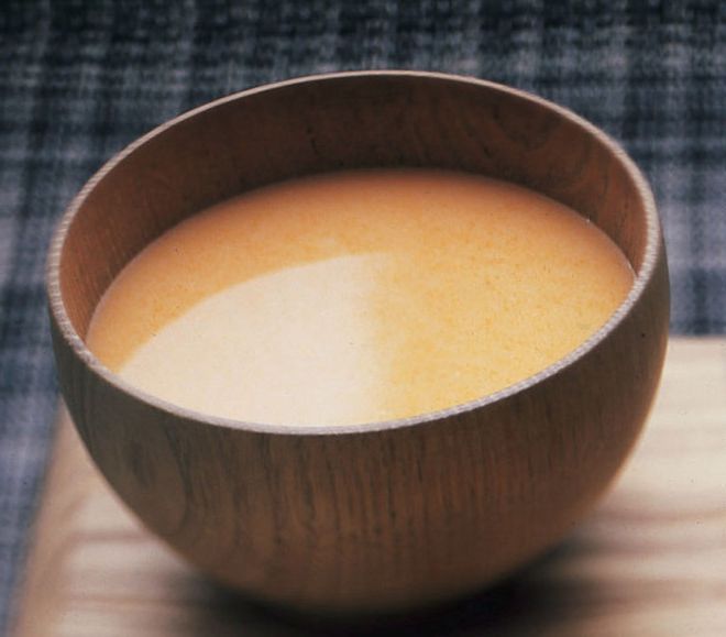Cream of pumpkin and fennel