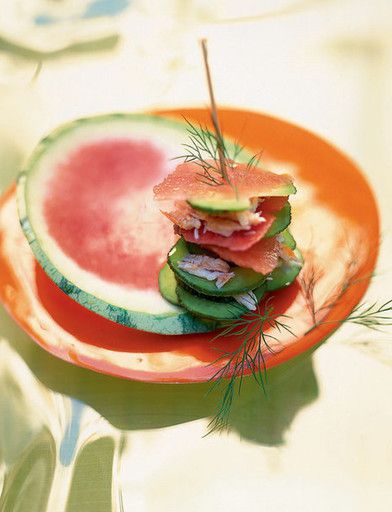 Watermelon with crabs