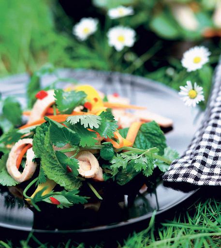 Salad with pork Thai