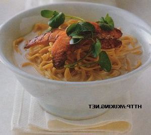 Salmon soup Oriental