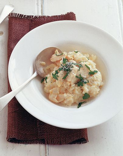 Risotto with chicken and vermouth