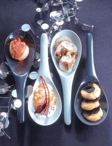 Scallops platter