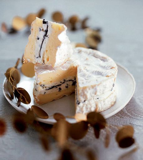 Camembert with truffles