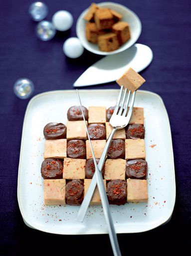 Foie gras with chocolate