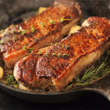 Steak with thyme