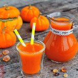 Homemade pumpkin juice