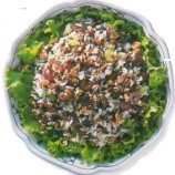 Salad of white and wild rice with cranberries and grapes Salad of white and wild rice with cranberries and grapes