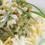 Salad of grilled zucchini and eggs Salad of grilled zucchini and eggs