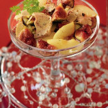 Salad of foie gras with pears and figs Salad of foie gras with pears and figs