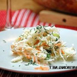 Kohlrabi salad with carrots and sour cream Kohlrabi salad with carrots and sour cream