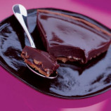 Chocolate cake with peanuts Chocolate cake with peanuts