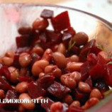 Salad of beans and beets Salad of beans and beets