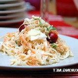 Salad of cabbage with cranberries Salad of cabbage with cranberries