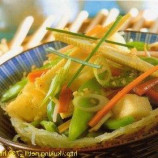 Nests with salad Chinese Nests with salad Chinese