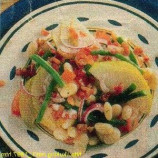Bean salad with pears Bean salad with pears
