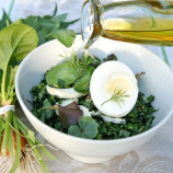 Green salad with egg Green salad with egg