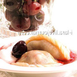 Dumplings with cherries Dumplings with cherries