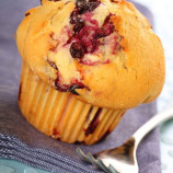 Muffins «cheesecake» with berries Muffins «cheesecake» with berries