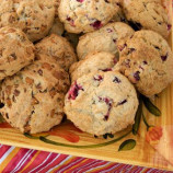 Scone with cranberries and oranges Scone with cranberries and oranges