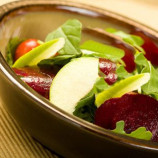 Beetroot salad with apples and cheese Beetroot salad with apples and cheese