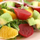 Beet salad with mandarin oranges Beet salad with mandarin oranges