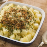 Warm potato salad with bacon Warm potato salad with bacon