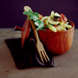 Salad of penne with bacon Salad of penne with bacon