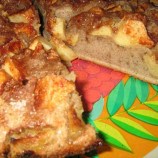 Apple pie with cinnamon