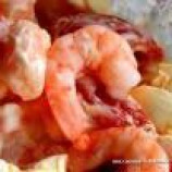 Salad with tender shrimp Salad with tender shrimp