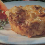 Muffins with ham and cheese