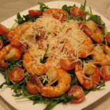 Italian salad with shrimp. Italian salad with shrimp.