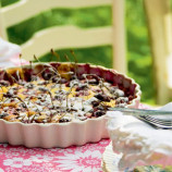 Clafoutis with cherries Clafoutis with cherries