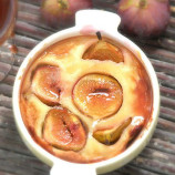 Clafoutis with figs in wine syrup Clafoutis with figs in wine syrup