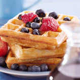 Brussels waffles with fresh berries Brussels waffles with fresh berries