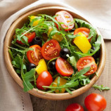 Vegetable salad with fresh herbs Vegetable salad with fresh herbs