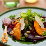 Warm salad of beets and pumpkin Warm salad of beets and pumpkin