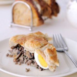 Layer Cake with buckwheat and mushrooms Layer Cake with buckwheat and mushrooms