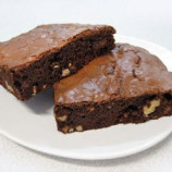 Brownie with walnuts from dr. oetker