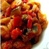 Lecho pepper and tomato Lecho pepper and tomato