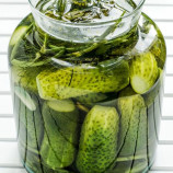 Spicy salted cucumbers