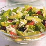 Greek island salad with chicken and avocado Greek island salad with chicken and avocado