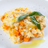 Risotto with pumpkin and gorgonzola