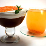 Chocolate mousse with persimmon from the channel «Food»